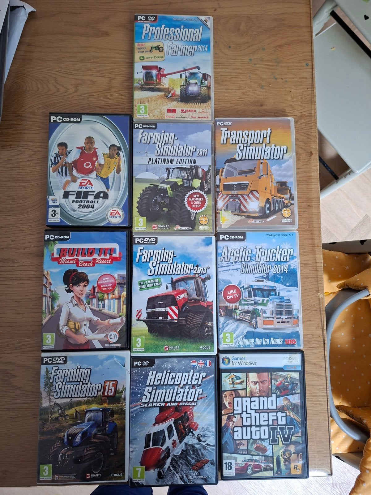 Computer spellen, Ophalen, Gebruikt