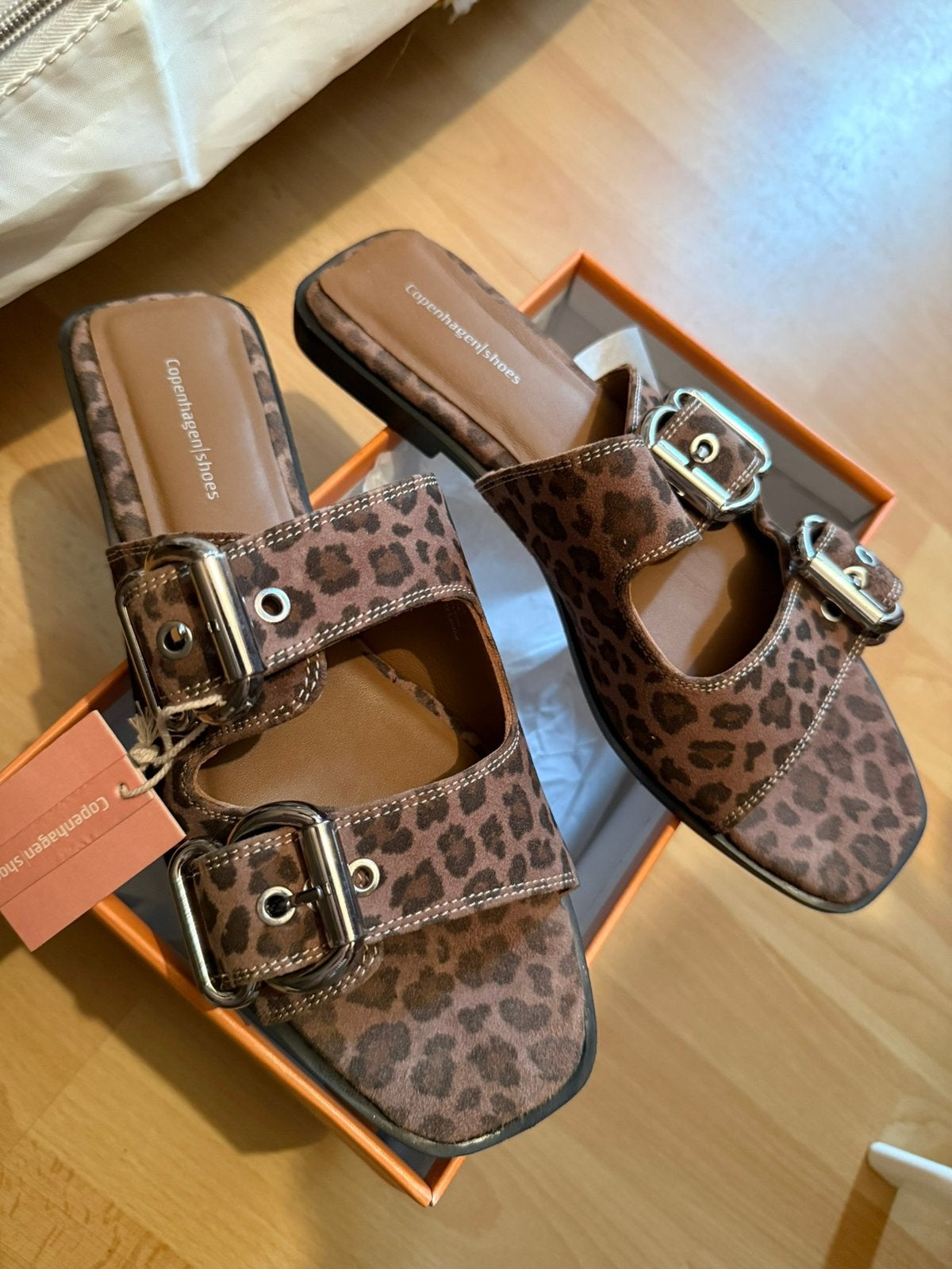 Nieuwe copenhagen studio leopard sandalen panter maat 41, Ophalen of Verzenden, Nieuw, Sandalen of Muiltjes
