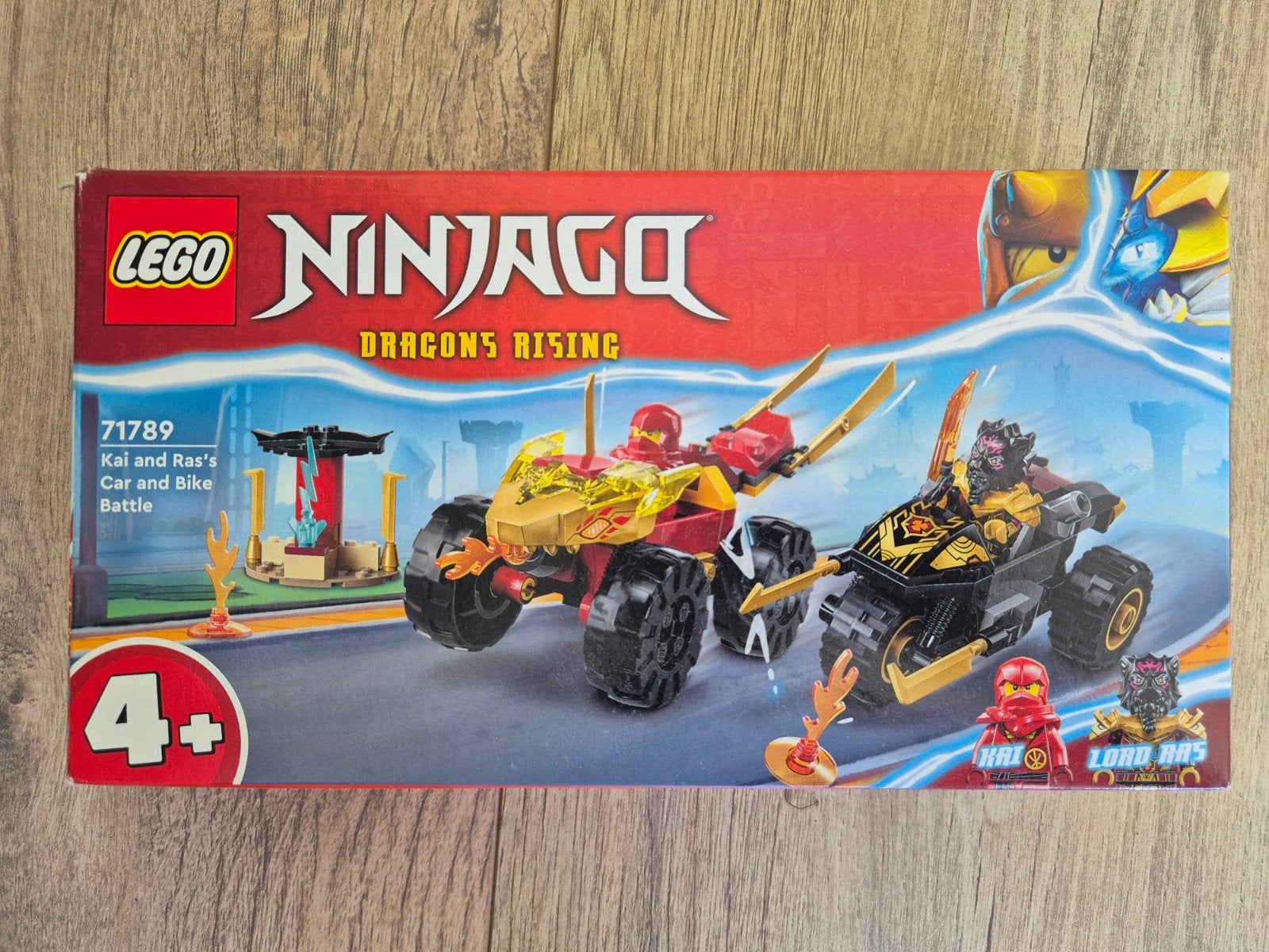 LEGO Ninjago Kai en Ras's Auto- en Motorrace 71789, Ophalen of Verzenden, Zo goed als nieuw, Overige merken