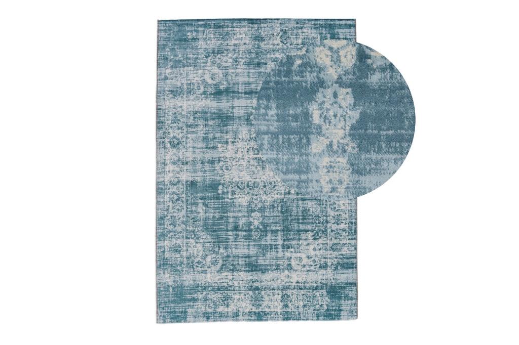 Vloerkleed Lifa Living 160x230, Ophalen, Gebruikt, Blauw, 150 tot 200 cm