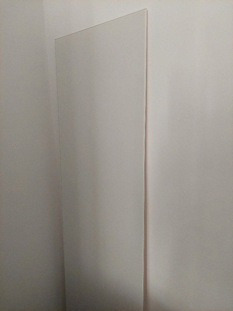 Glasplaat (melkglas) 180 x 40 cm, Ophalen, Minder dan 80 cm, 160 cm of meer, Zo goed als nieuw