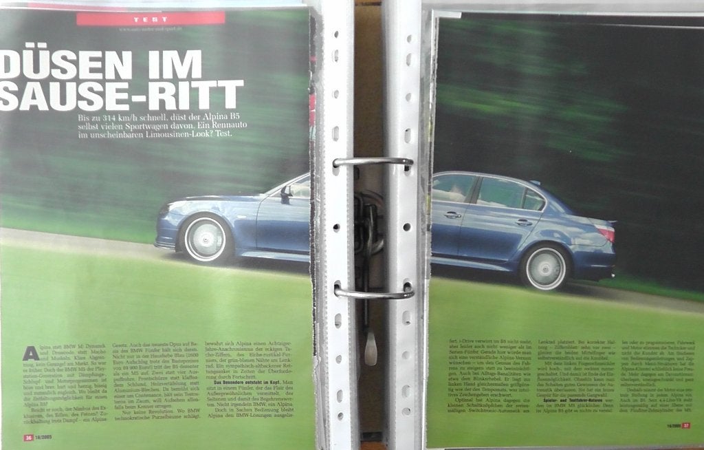 BMW 5 serie Alpina B5 E60 / E61 ? eerst 6x autotest lezen, Ophalen, Gelezen, BMW