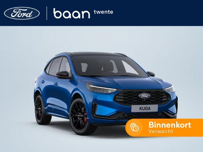 Ford Kuga 2.5 PHEV ST-Line X, Auto's, 12 maanden, Euro 6, 4 cilinders, Blauw