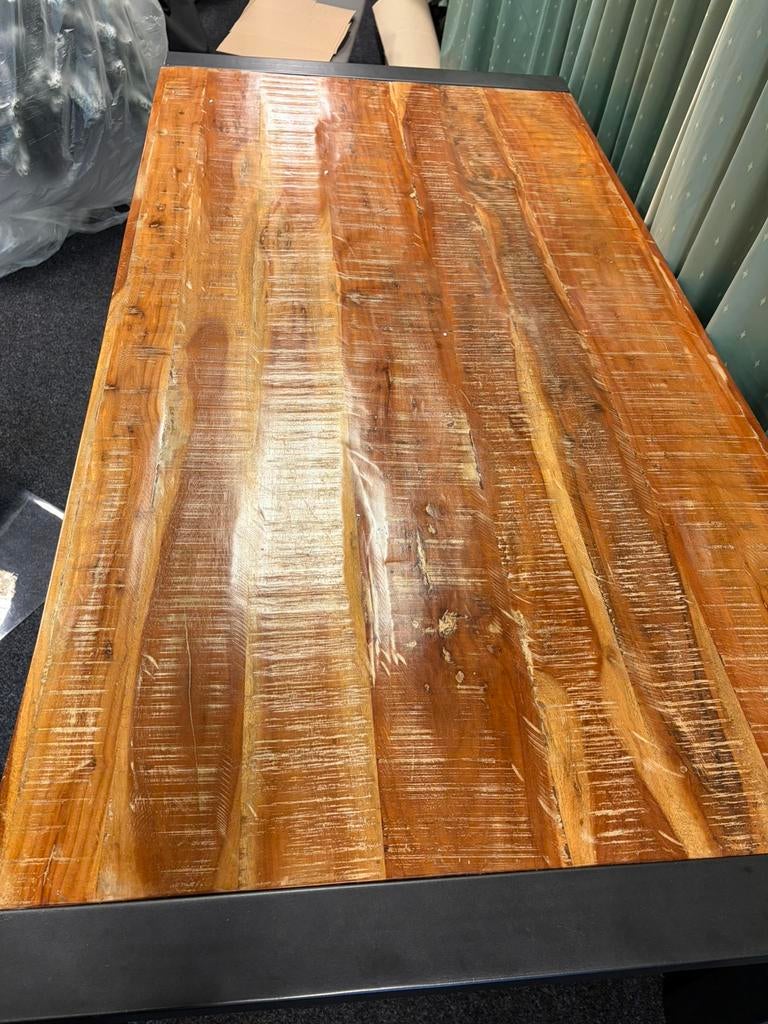 Tafel 180x90x76,5, Ophalen, 50 tot 100 cm, Zo goed als nieuw, 150 tot 200 cm