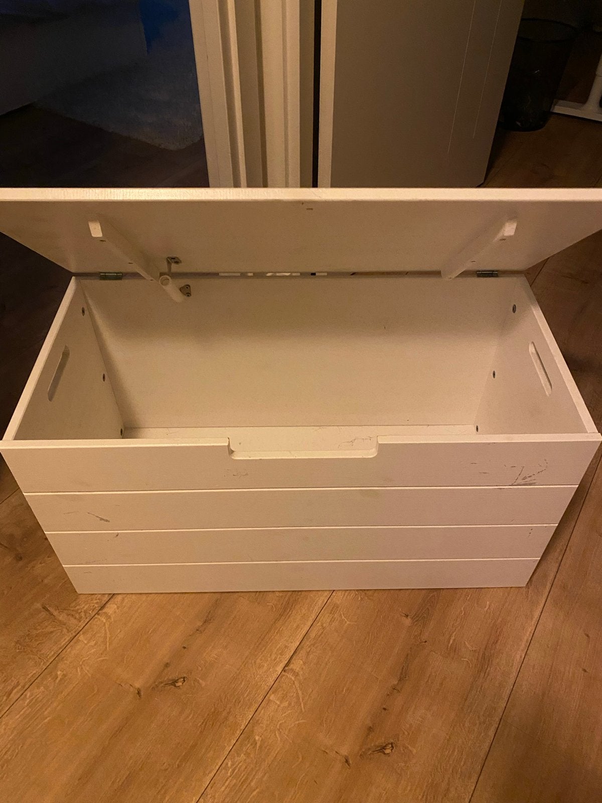 Woood Opbergkist Wit - 42x80x40 cm, Huis en Inrichting, Gebruikt, Minder dan 50 cm, Ophalen of Verzenden, 75 tot 100 cm
