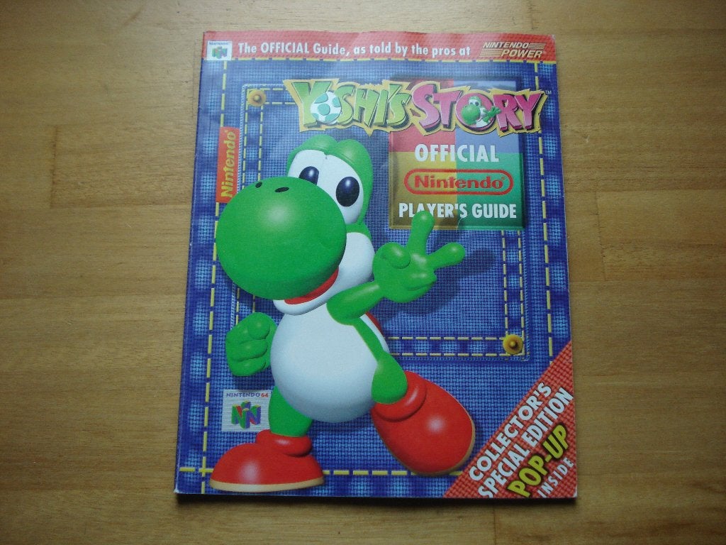 yoshi's story n64 strategy guide + poster, Spelcomputers en Games, Games | Nintendo 64, 1 speler, Racen en Vliegen, Ophalen of Verzenden