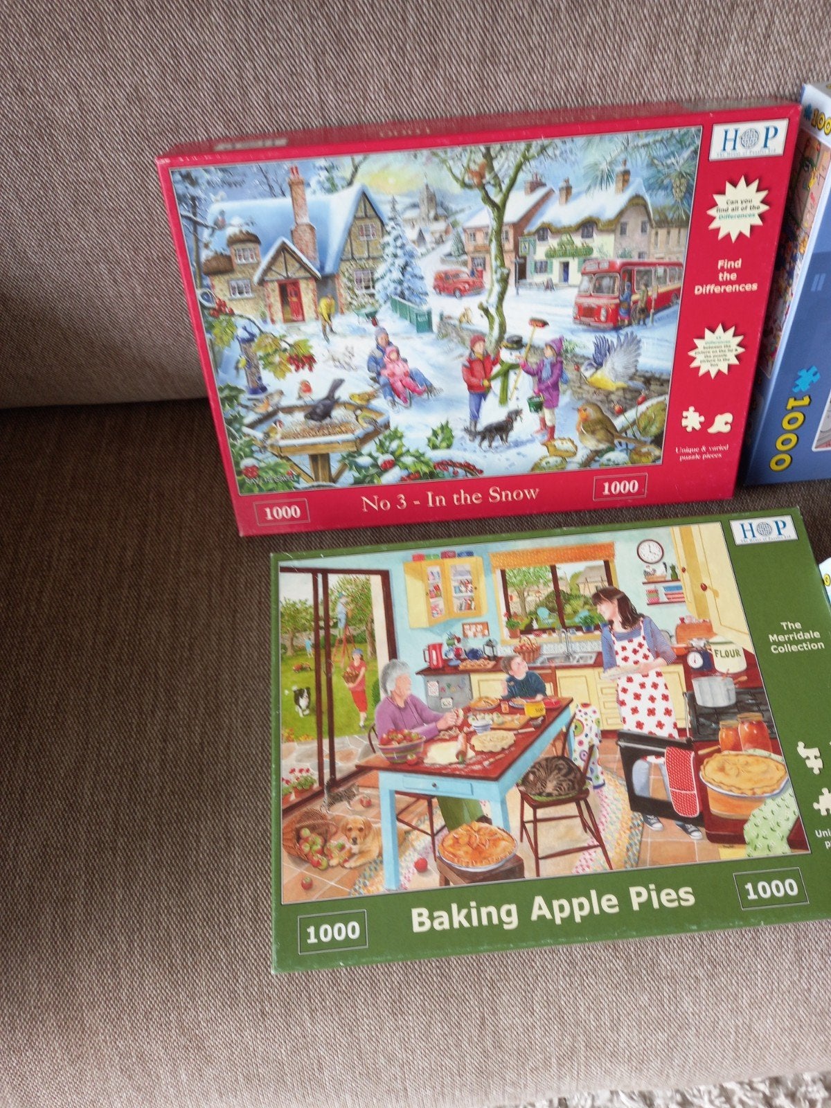 Hop puzzel 2 maal. 4 euro per stuk, Ophalen, 500 t/m 1500 stukjes, Zo goed als nieuw