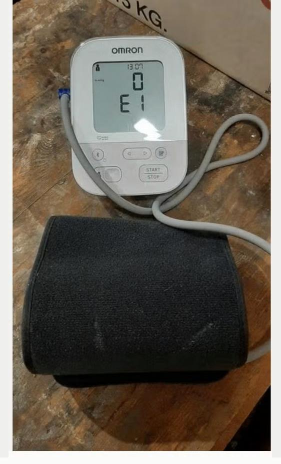 Omron bloeddrukmeter, Ophalen, Gebruikt, ., .