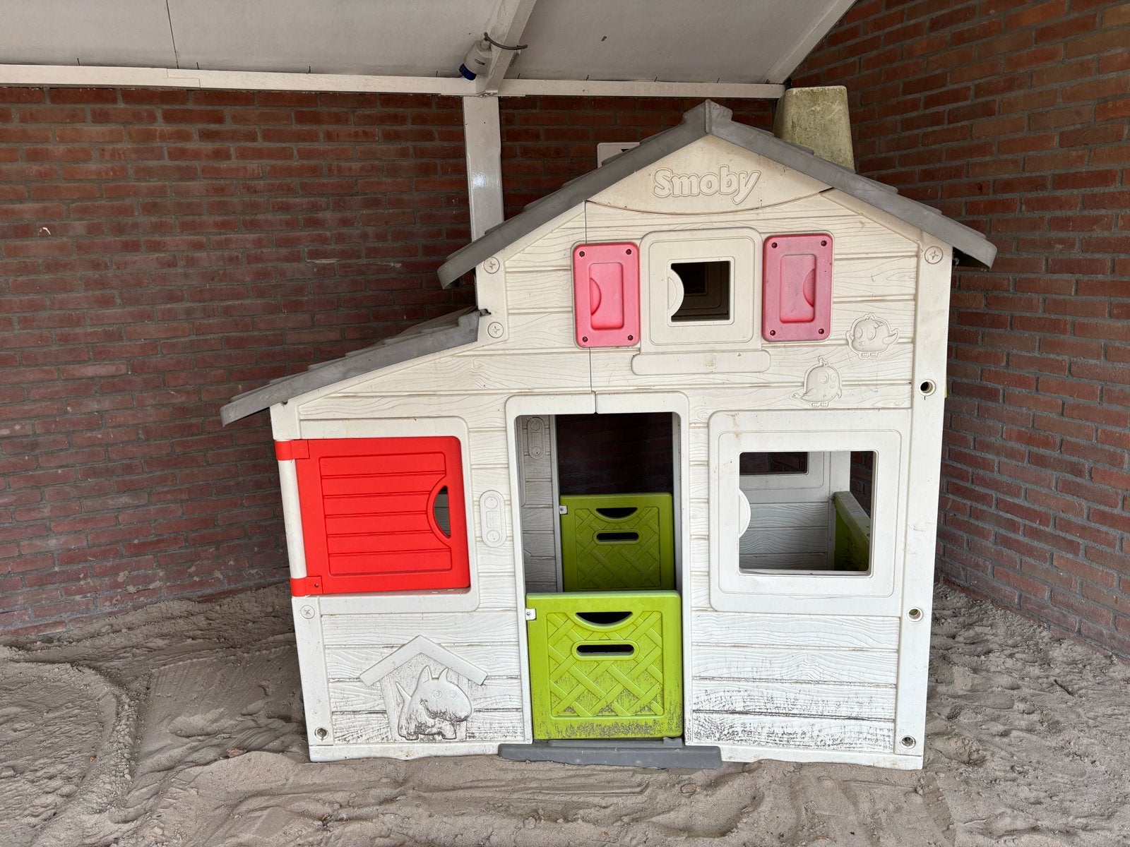 Smoby Speelhuisje voor kinderen - Buiten speelplezier, Ophalen, Gebruikt, Kunststof