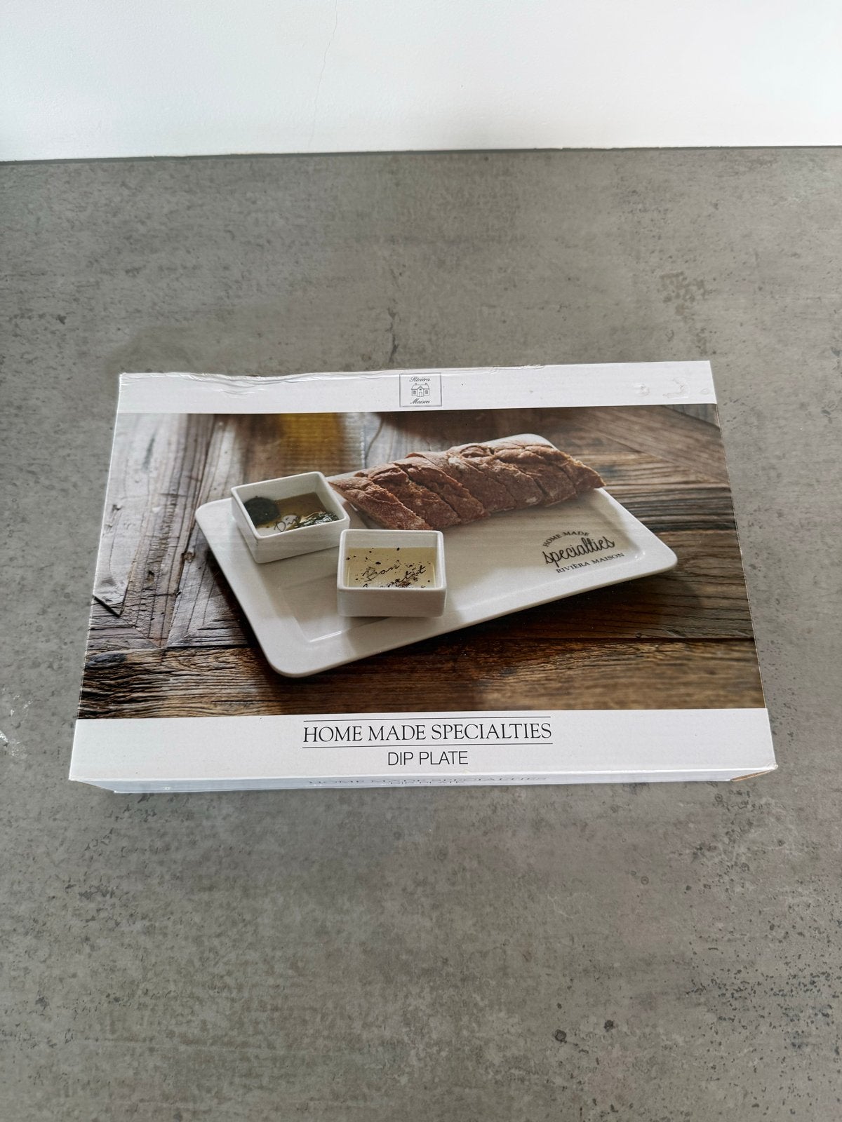 Riviera Maison Specialties Dip Plate - Nieuw in doos, Overige merken, Keramiek, Nieuw, Ophalen of Verzenden
