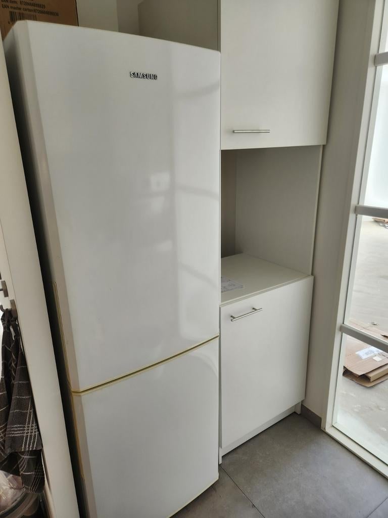Samsung Koel/Vries Combinatie - Wit, Ophalen, Gebruikt, 200 liter of meer, 160 cm of meer