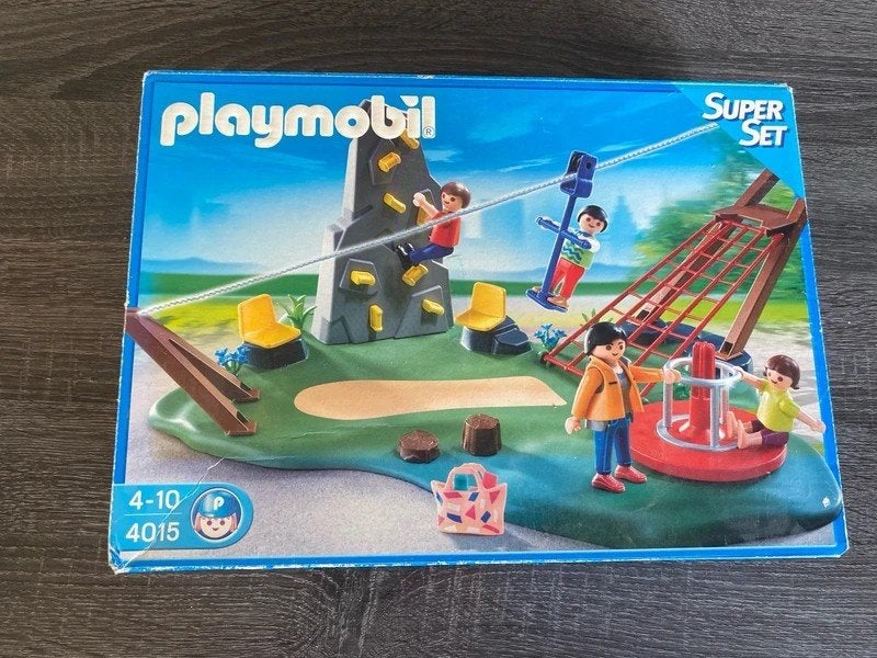 Playmobil Super Set Speeltuin 4015, Gebruikt, Complete set, Overige typen, Ophalen of Verzenden