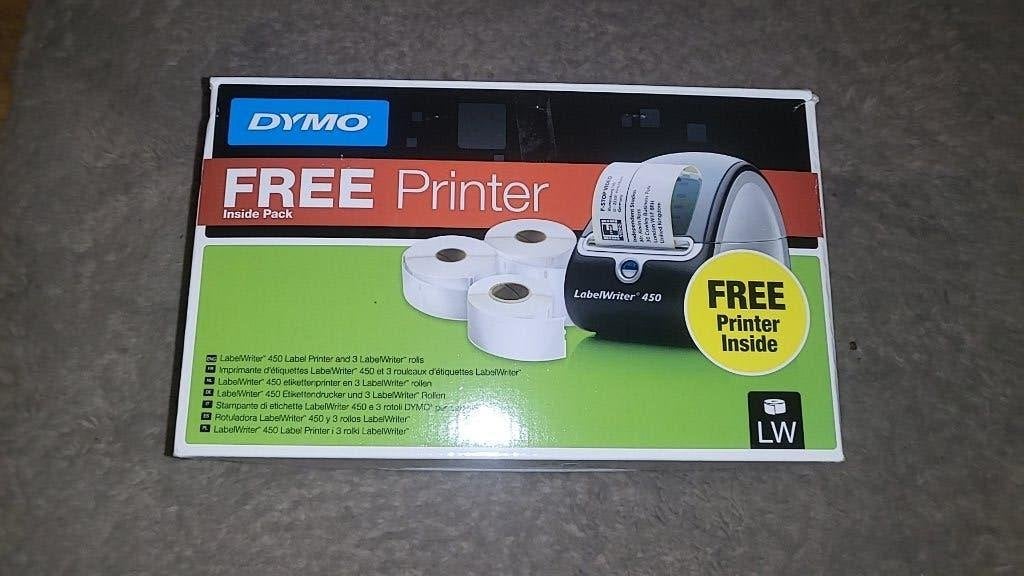 Dyno 450  labelprinter, Zwart-en-wit printen, Dymo, Ophalen of Verzenden, Nieuw