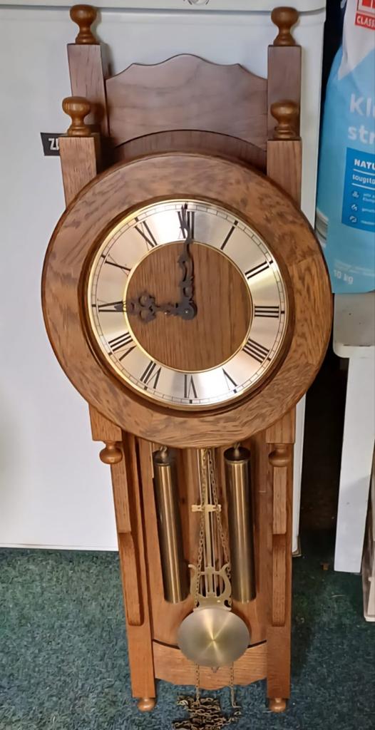 Mooie wandklok, Huis en Inrichting, Woonaccessoires | Klokken, Ophalen of Verzenden, Zo goed als nieuw, Wandklok