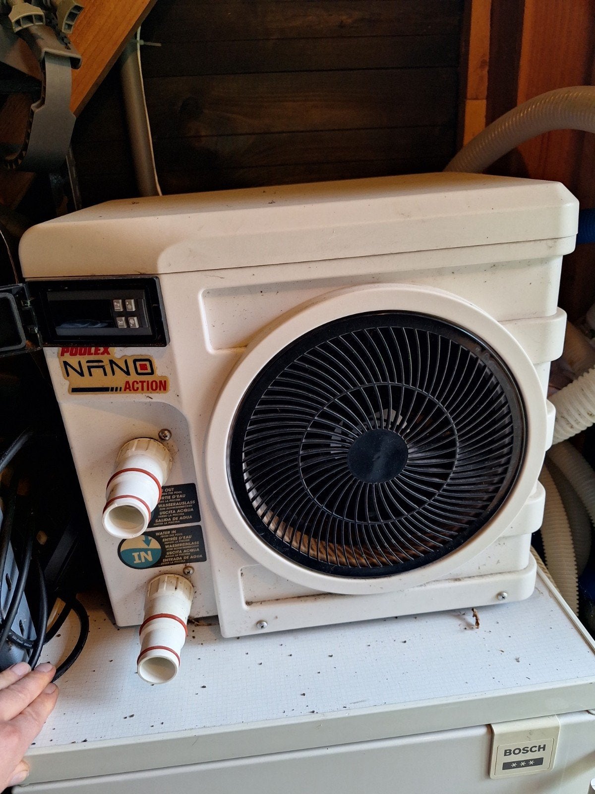 warmtepomp voor zwembad. poolstar nano action, Ophalen, Gebruikt, Verwarming