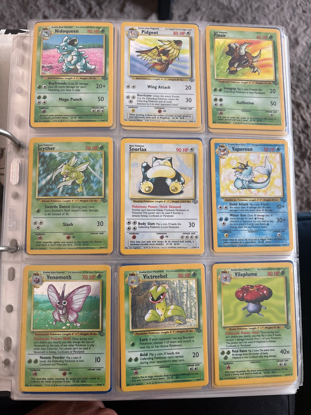 Complete Engelse Pokémon sets: Jungle, Fossil, Rocket (map), Ophalen of Verzenden, Zo goed als nieuw, Meerdere kaarten