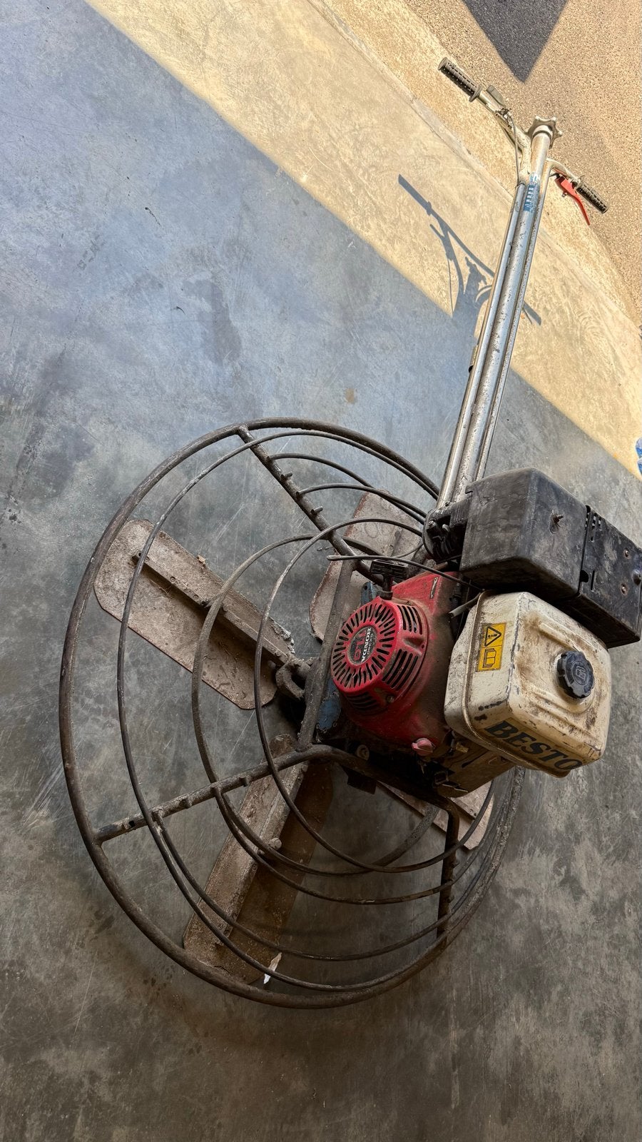 Betonvlinder vlindermachine Besto Honda GX340 11.0, Doe-het-zelf en Verbouw, Ophalen, Gebruikt, 1200 watt of meer, Overige typen