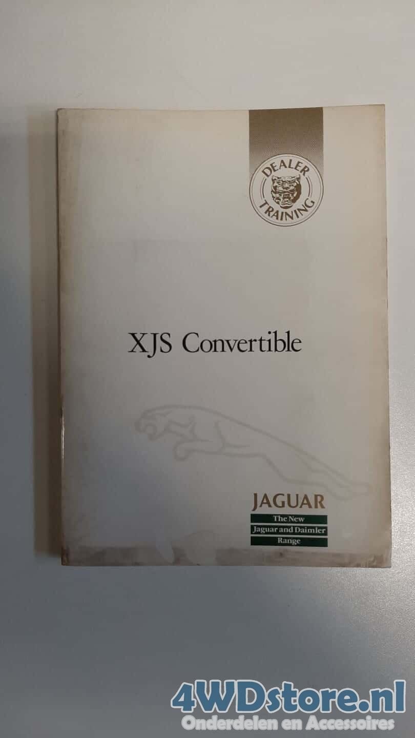 Jaguar XJS Convertible Dealer Training, Ophalen of Verzenden