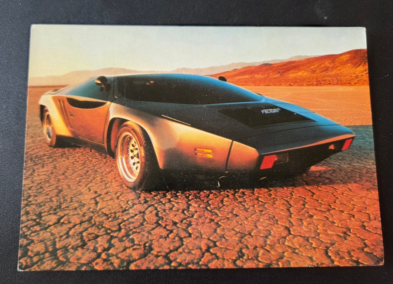Zeldzame Vector W8 Supercar Ansichtkaart, Verzenden, 1980 tot heden, Ongelopen, Voertuig