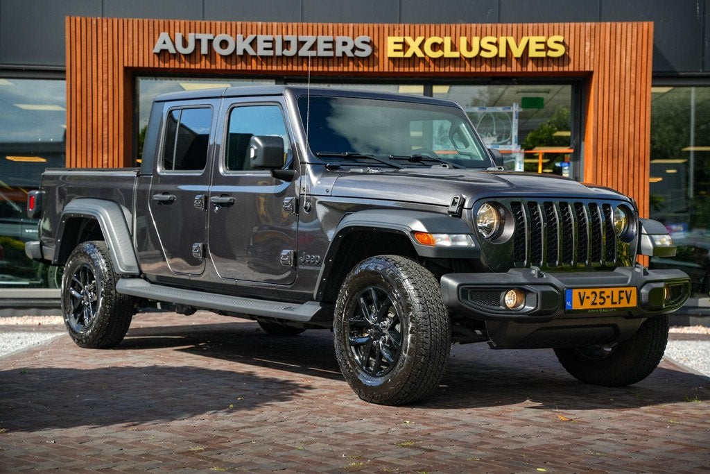 Jeep Gladiator Sport 3.6 V6 Grijs Kenteken Camera Cruise Car, Gebruikt, Bedrijf, Vierwielaandrijving, 2 stoelen