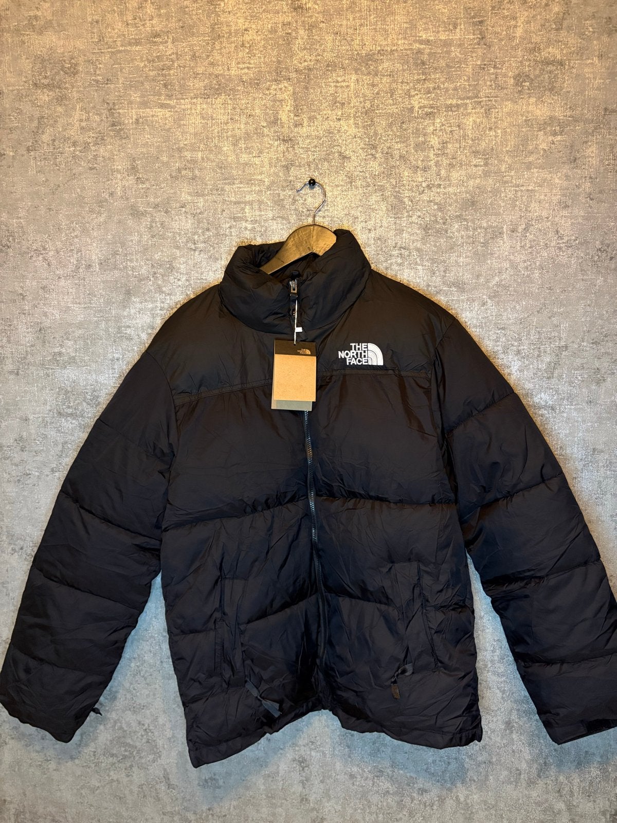 The North Face Nuptse Puffer Jas Zwart Maat M, Ophalen of Verzenden, Nieuw, Maat 48/50 (M), Zwart