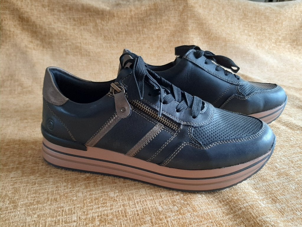 Zwarte Remonte damessneakers, maat 40, Zwart, Nieuw, Ophalen of Verzenden, Sneakers of Gympen