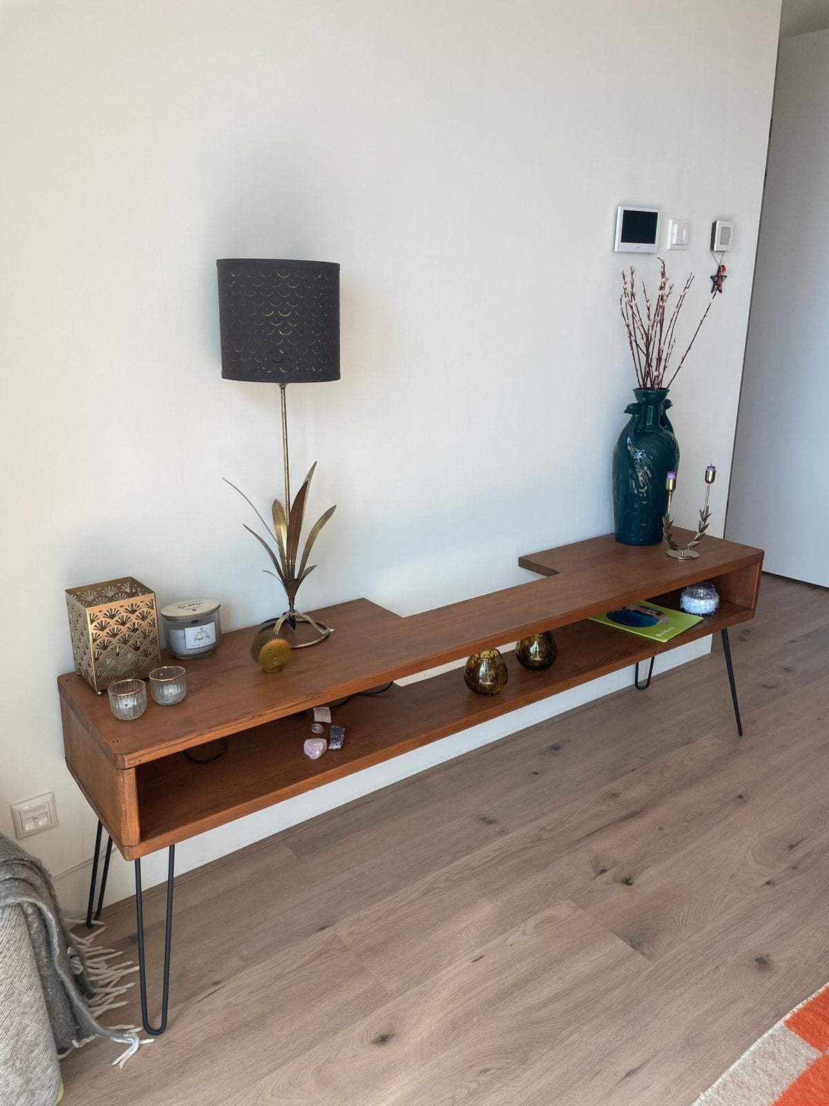 TV kast, Ophalen, Gebruikt, 150 tot 200 cm, 25 tot 50 cm