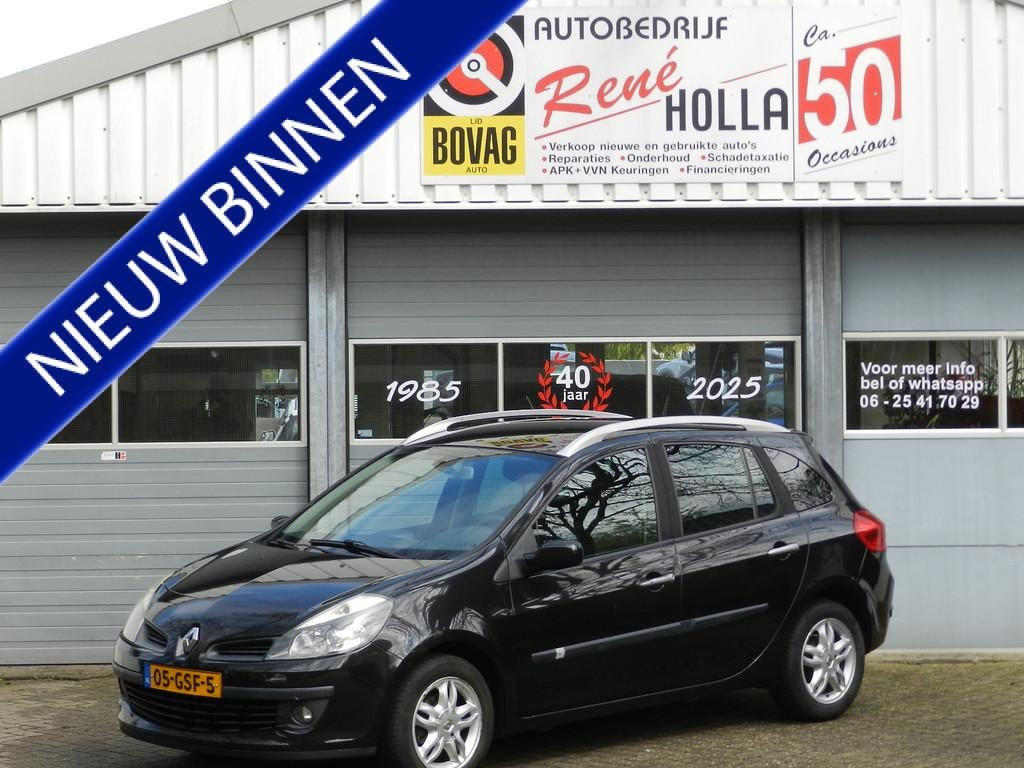 Renault Clio Estate 5Deurs 1.2 TCE Corporate Climate en Crui, Voorwielaandrijving, Gebruikt, Zwart, 4 cilinders