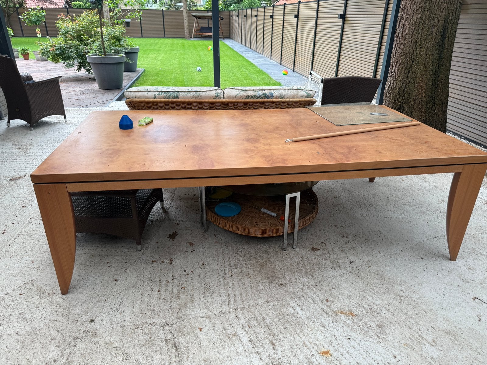 Tafel hout zsm ophalen, Ophalen, Gebruikt, Rechthoekig, Hout