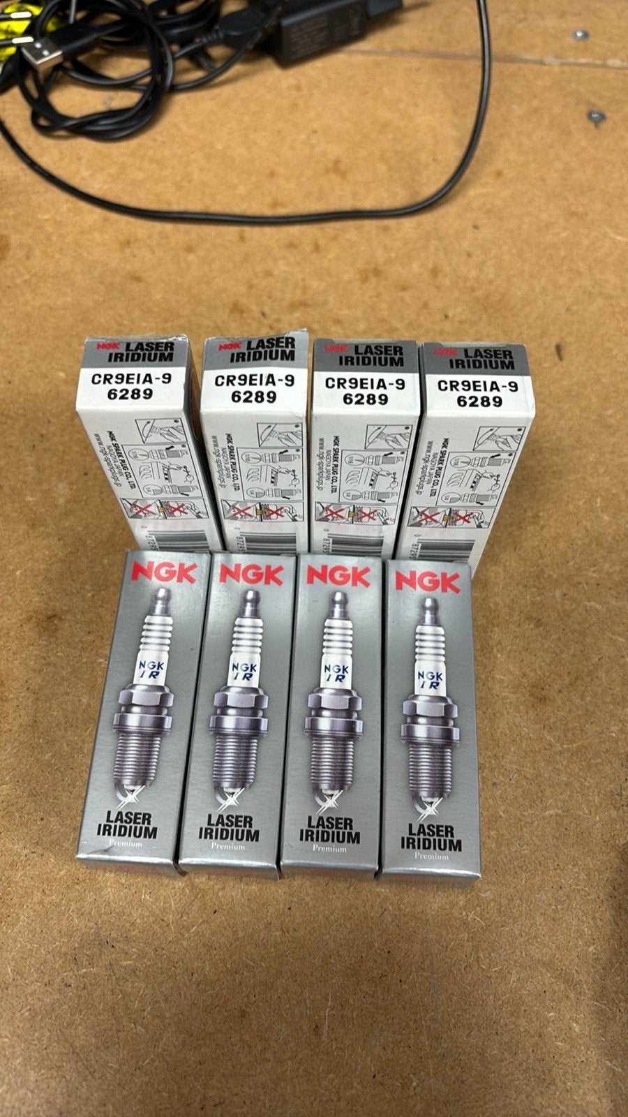 8x NGK Laser Iridium Bougies CR9EIA-9 (6289), Auto-onderdelen, Ophalen of Verzenden, Nieuw, Universele onderdelen