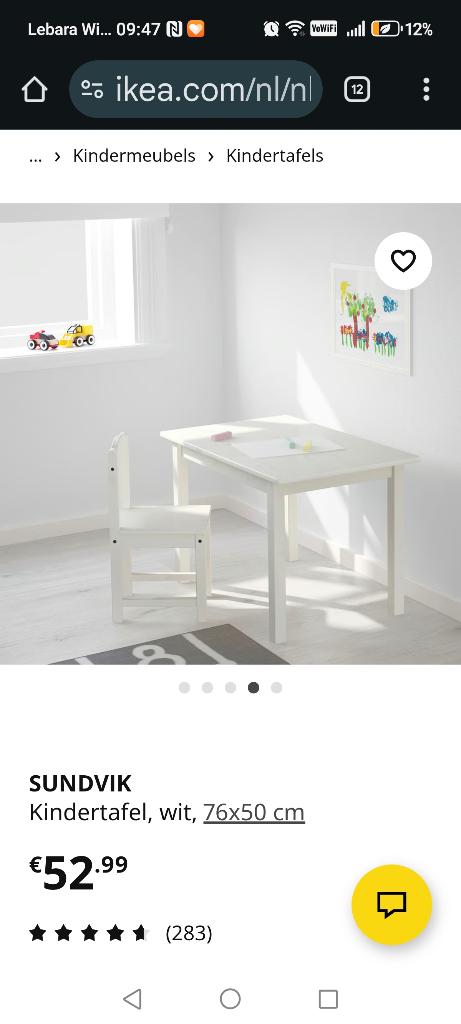 Kind stoel en bureau ikea, Ophalen, Gebruikt, Tafel(s) en Stoel(en)