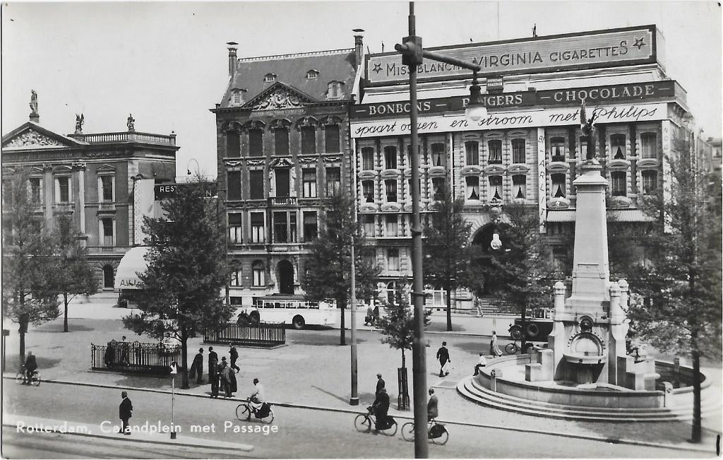 Rotterdam, Calandplein, Passage, gedenkteken, Bi-Arlita, Verzenden, 1960 tot 1980, Ongelopen, Zuid-Holland