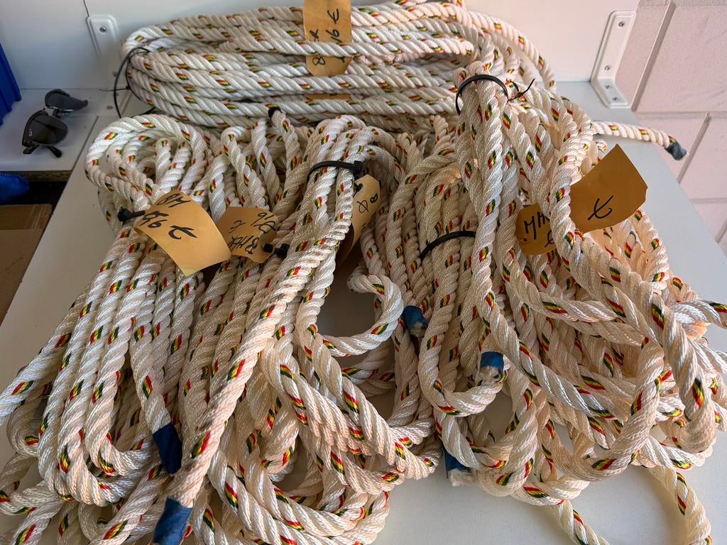 8 x nieuwe landvast 16 mm NIEUW, Watersport en Boten, Ophalen of Verzenden, Nieuw, Lijn of Blok