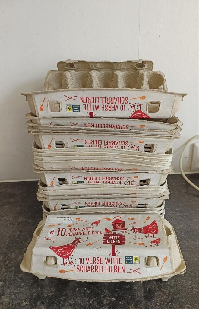 Eierdozen 20 voor 1 euro, Ophalen of Verzenden, Minder dan 40 cm, Doos, Minder dan 35 cm