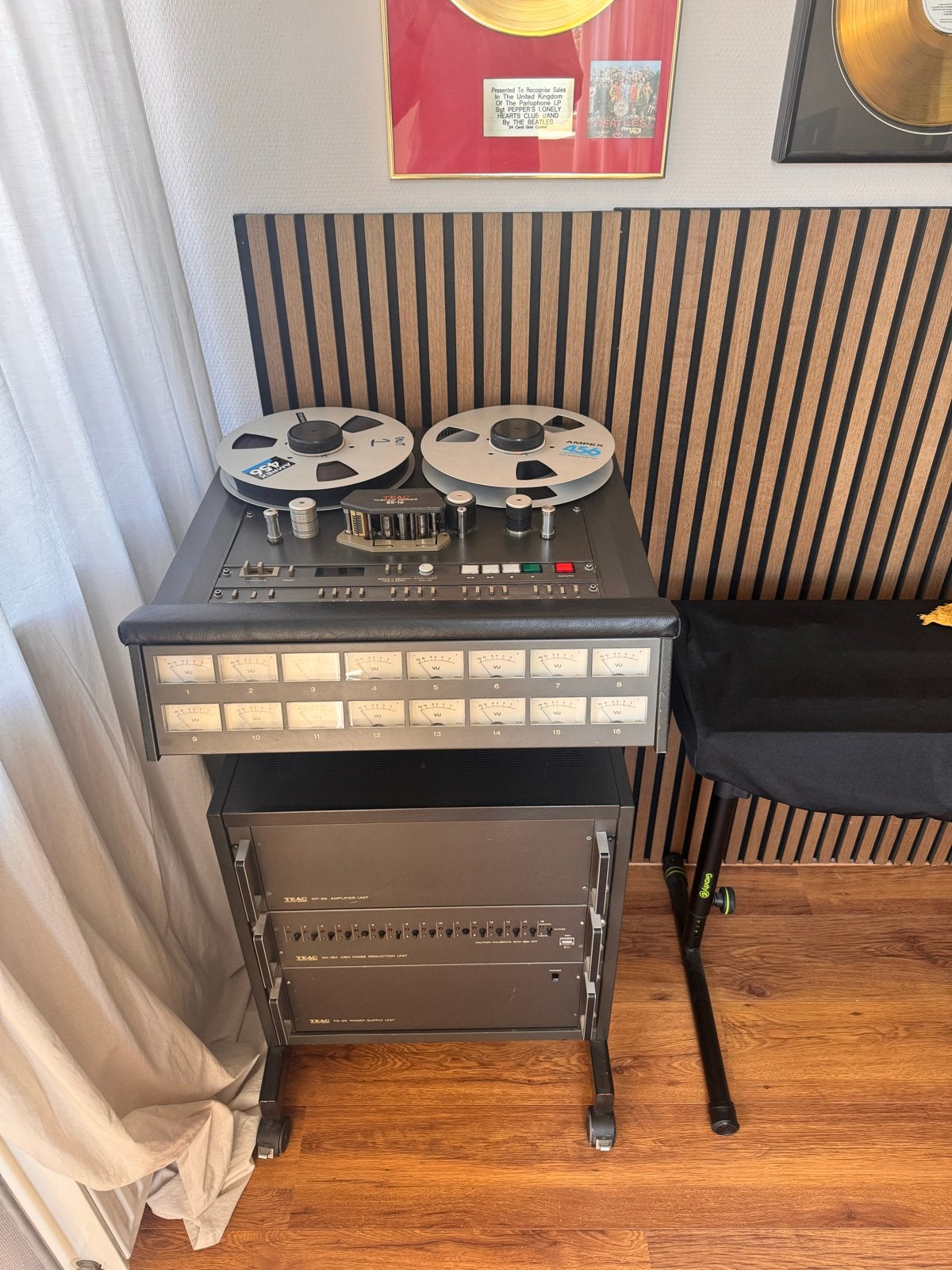 TEAC - Tascam 16 sporen recorder, Ophalen, Bandrecorder, Met banden