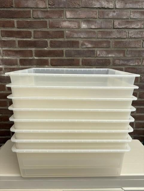 IKEA Antonius bakken 25L aantal 8 stuks samen, Doe-het-zelf en Verbouw, Kratten en Dozen, Ophalen, Gebruikt, Minder dan 50 cm