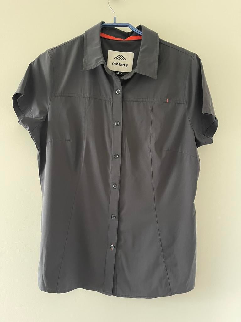 Moberg travelblouse maat M, Kleding | Dames, Ophalen of Verzenden, Gedragen, Maat 38/40 (M), Grijs