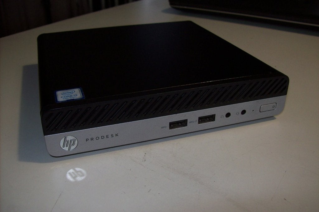 Te koop HP 400-G3 mini PC, Computers en Software, Desktop Pc's, 256 GB, 8 GB, Zo goed als nieuw, SSD