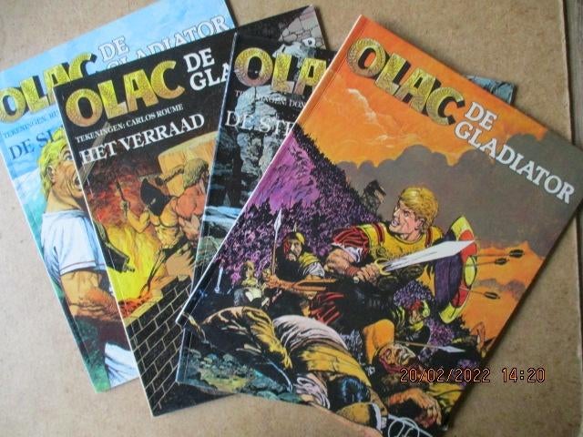 adv5800 olac de gladiator, Boeken, Stripboeken, Eén stripboek, Ophalen, Gelezen