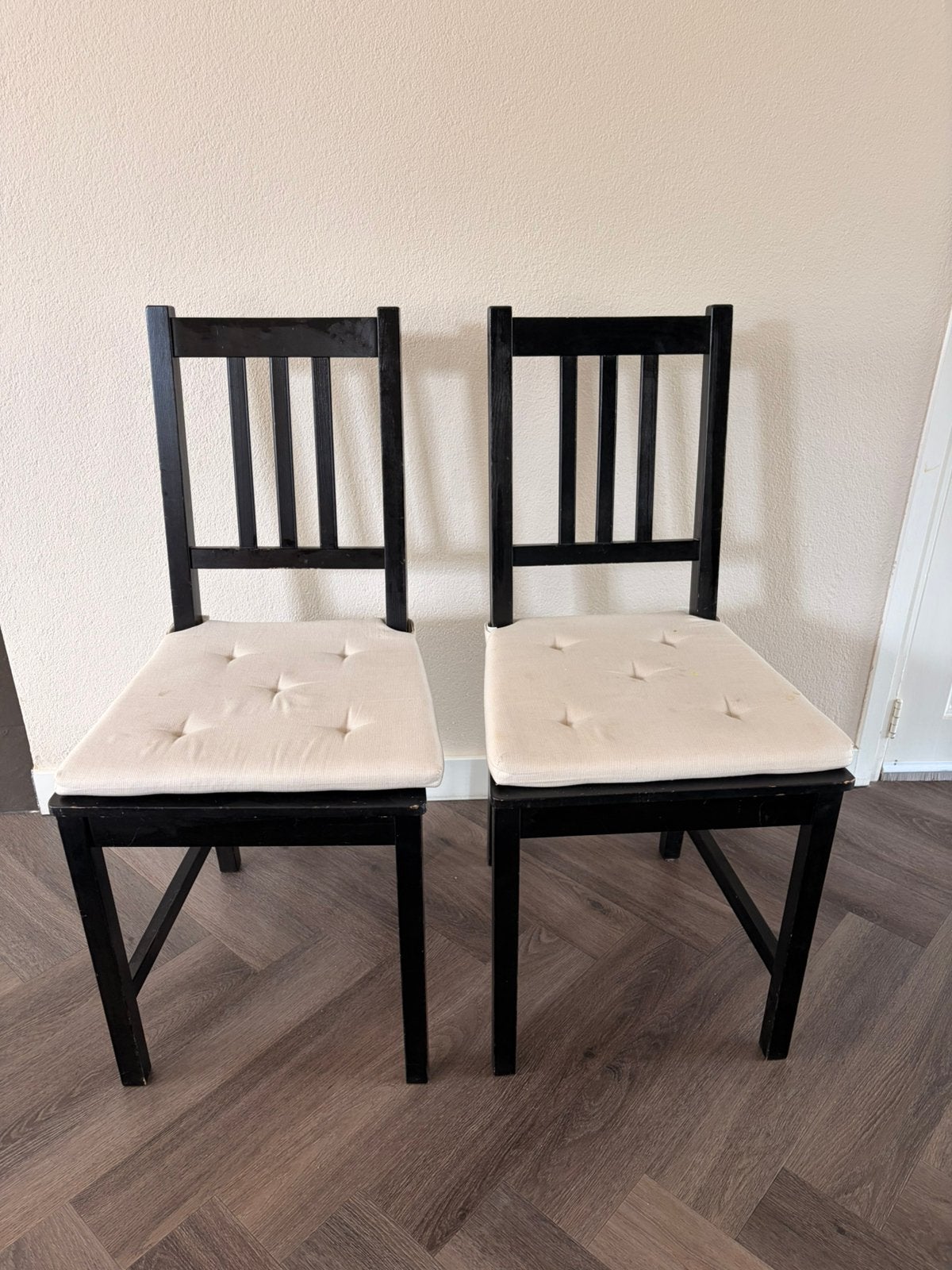 Ikea Stefan eetkamerstoel, Ophalen, Gebruikt, Twee, Zwart