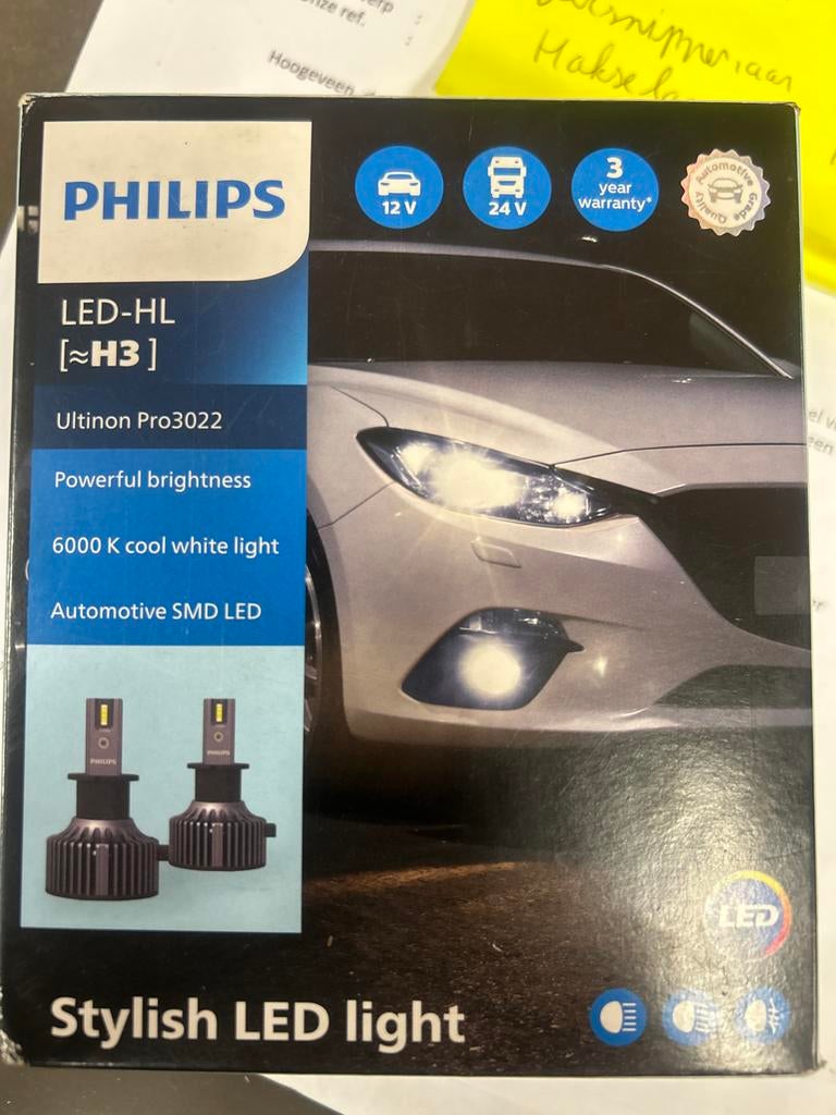 Philips Ultinon Pro3022 LED-HL [~H3] Autolampen, Ophalen, Nieuw, Universele onderdelen