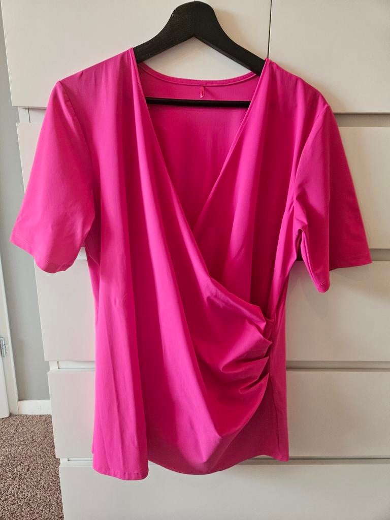 Plusbasics wrap top maat 40, Maat 38/40 (M), Verzenden, Nieuw, Korte mouw