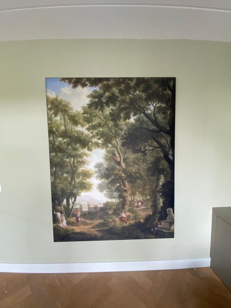 Akoestisch wandpaneel / schilderij met vilt, Ophalen, Zo goed als nieuw, Schilderij, 75 tot 100 cm