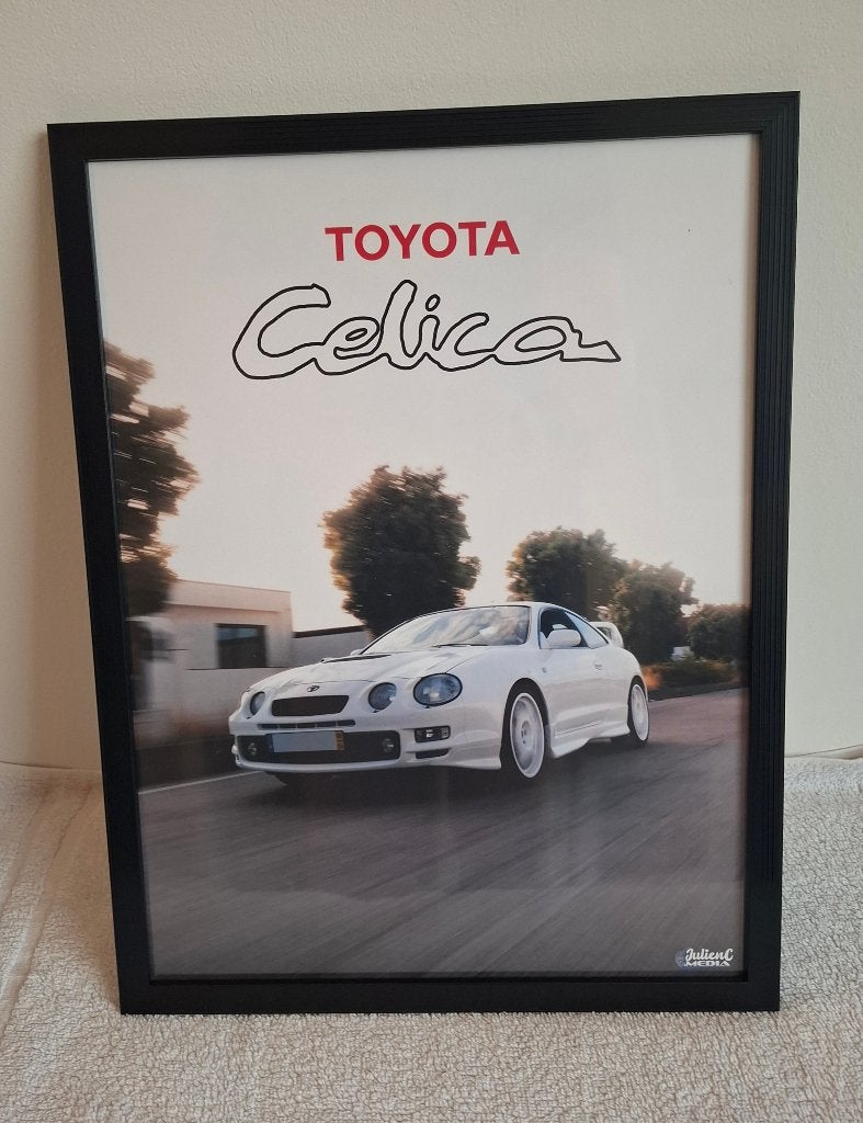 Toyota Celica - Foto incl. nieuw lijst -, Ophalen of Verzenden, Nieuw, Toyota