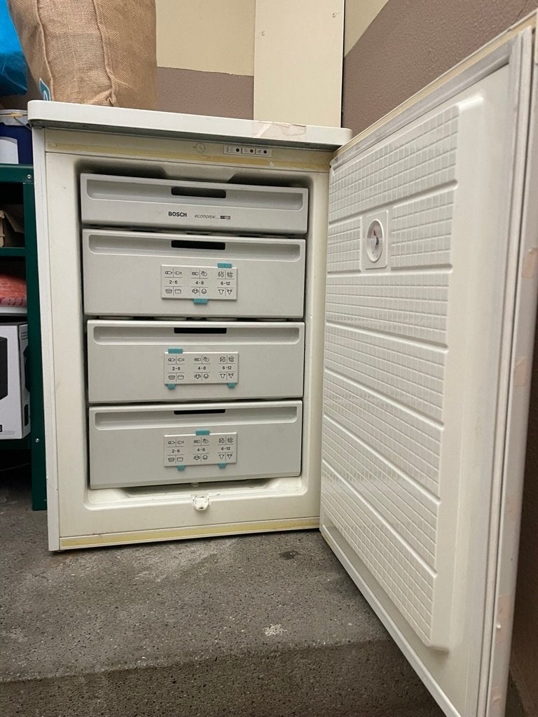 Vriezer Bosch economic - tafelmodel, Witgoed en Apparatuur, Vriezers en Diepvrieskisten, Gebruikt, Minder dan 60 cm, Vrijstaand