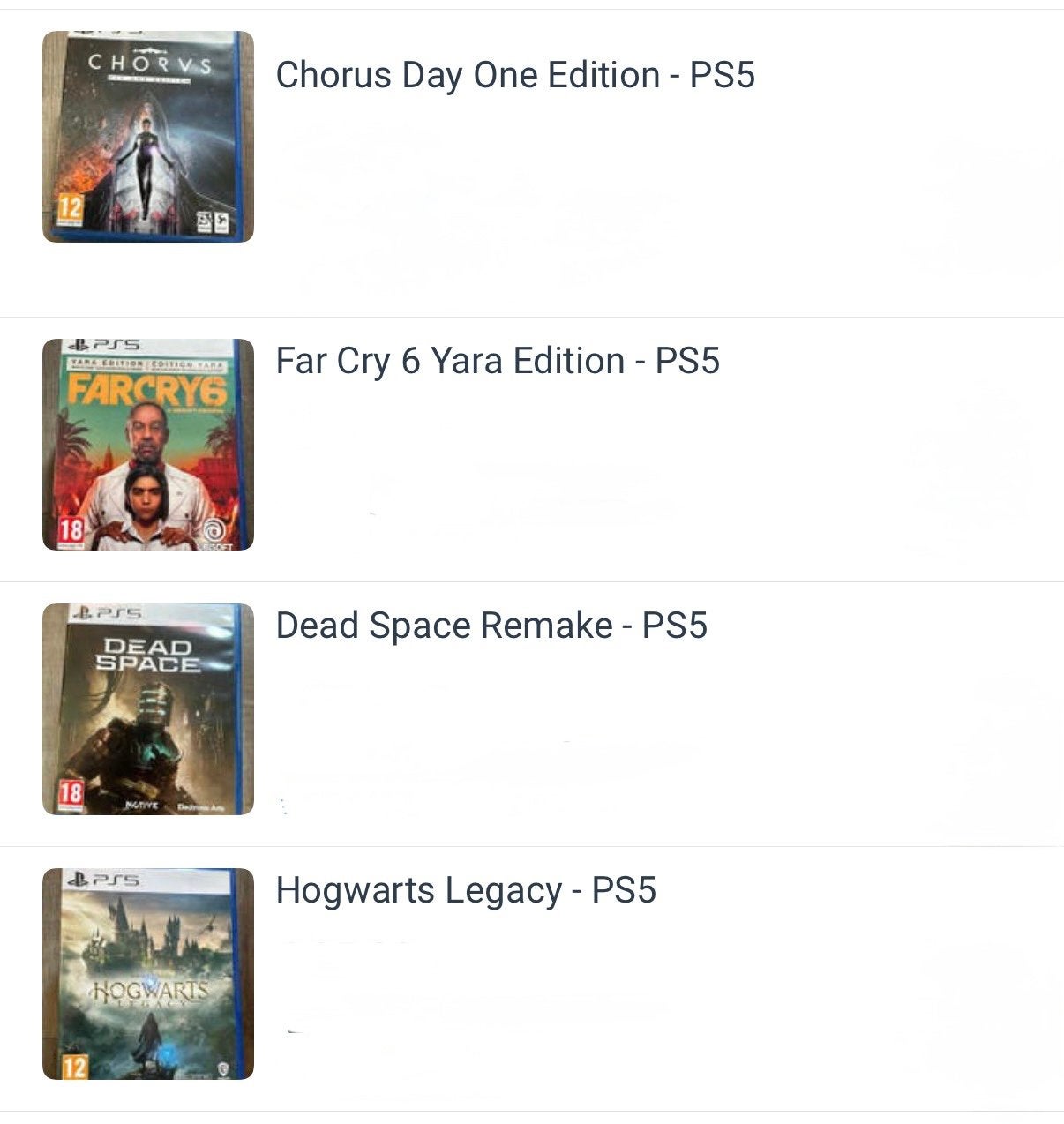 Set van 4 - PlayStation 5 games - PS5, Ophalen of Verzenden, Zo goed als nieuw