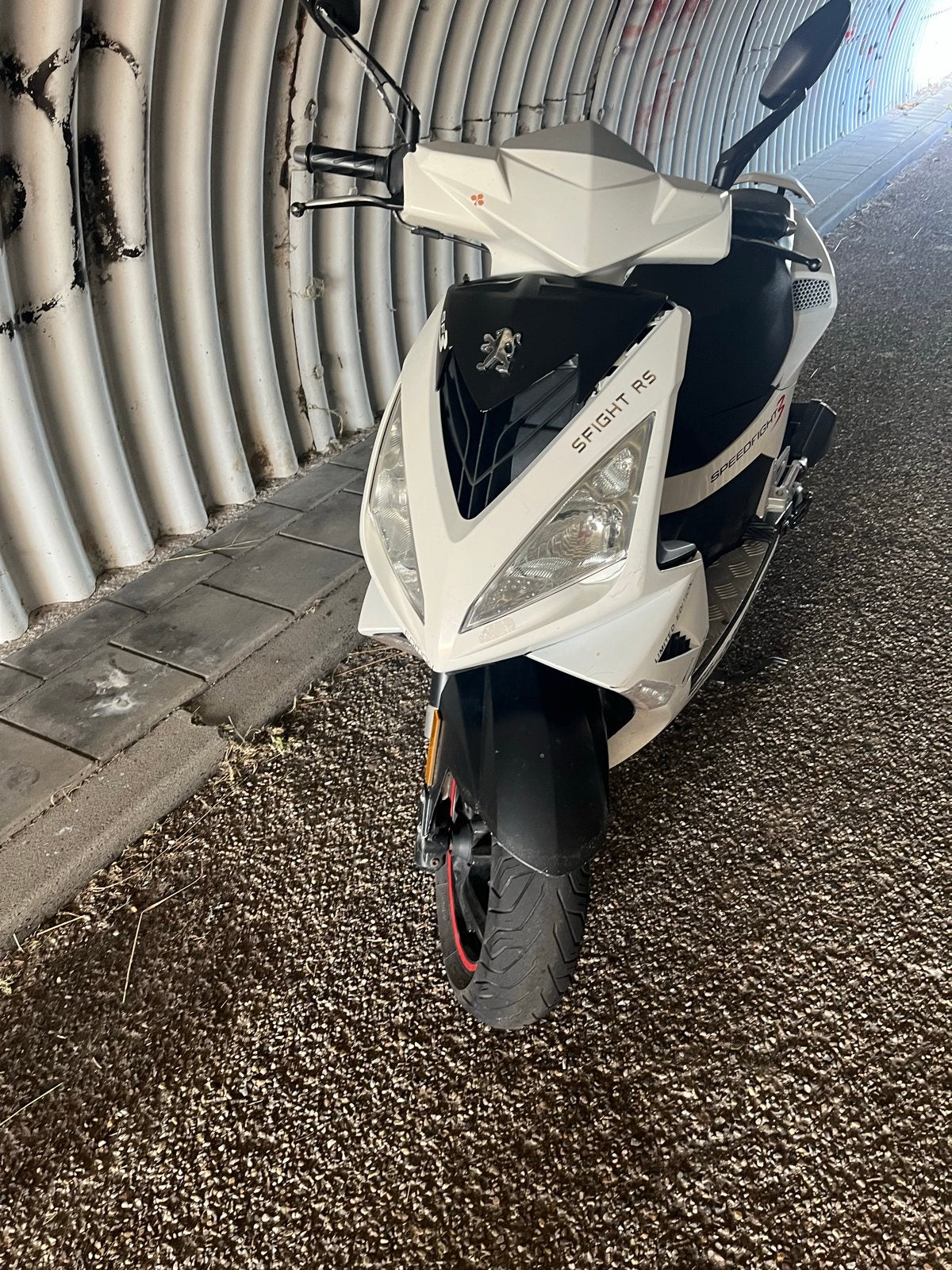 Peugeot Speedfight 3 RS Scooter - Wit 4T, Gebruikt, Maximaal 45 km/u, Ophalen of Verzenden, Speedfight