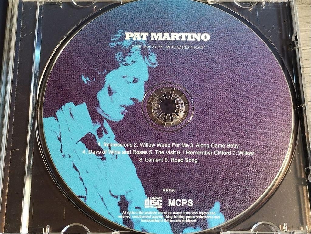Pat Martino - The Savoy Recordings, Ophalen of Verzenden, Zo goed als nieuw, Poprock