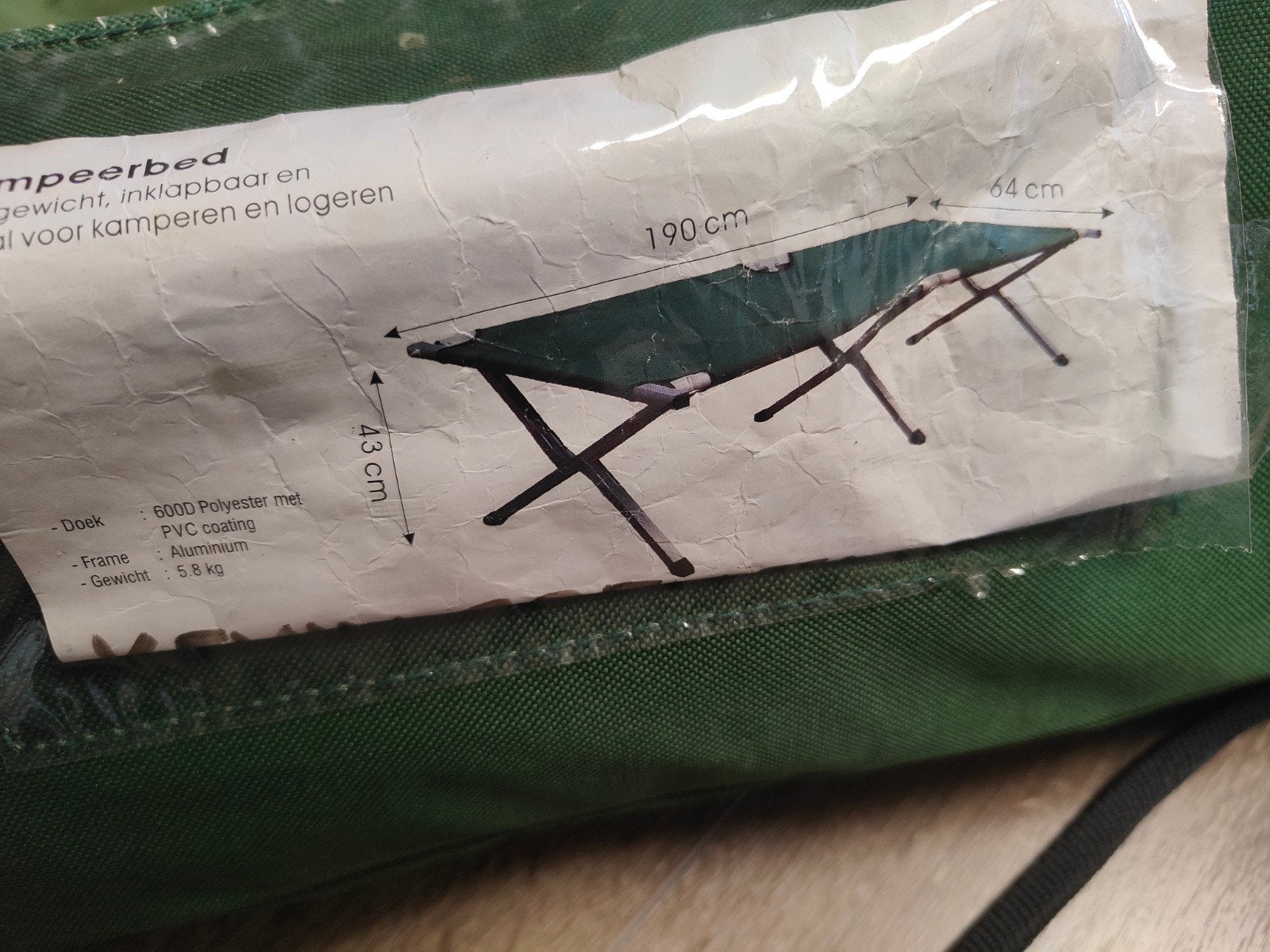 Stretcher, Caravans en Kamperen, Kampeeraccessoires, Ophalen of Verzenden
