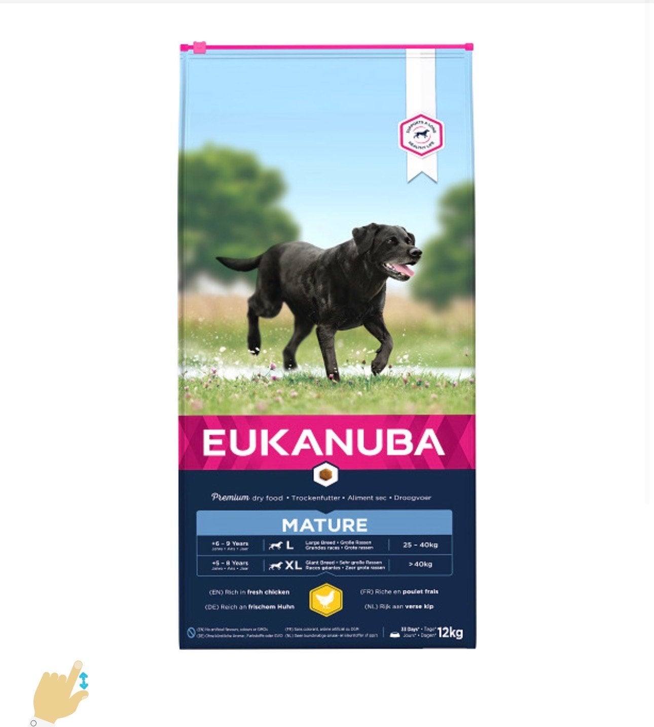 Eukanuba Mature Large kip hondenvoer 15kg, Ophalen of Verzenden, Hond